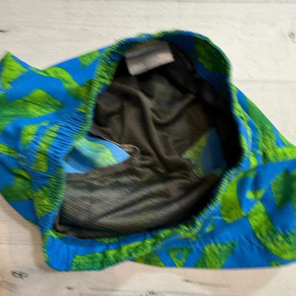 Columbia kids green blue swim shorts‎ board short 3T